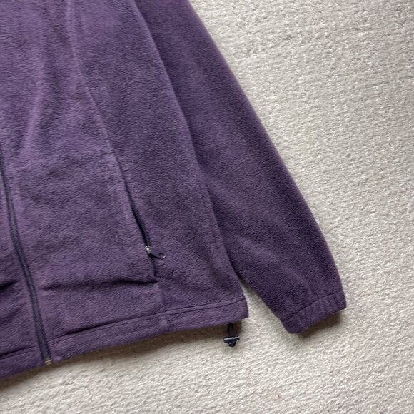 Columbia Benton Springs Full Zip Polar Fleece Jacket Wom Large Purple Outdoor - Picture 3 of 11